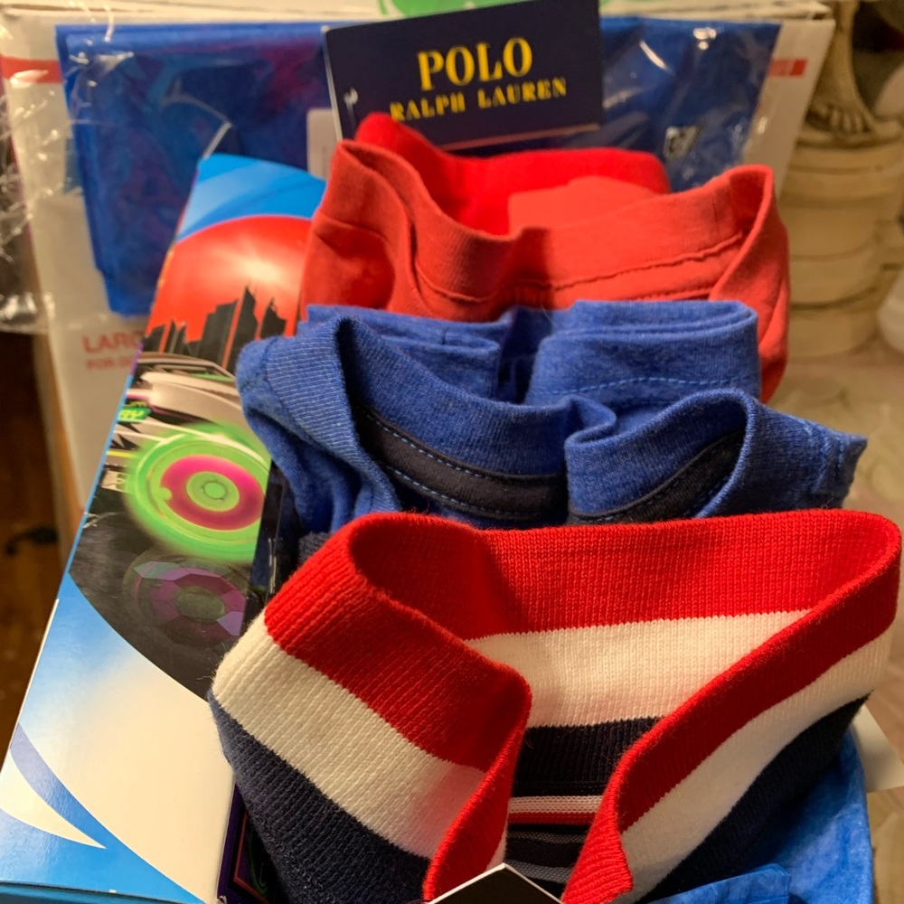 👦 Toddler Polo Ralph Lauren / Tommy Hilfiger Gift Basket 🎁 with free gift